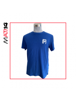 Polera Hombre Azulino Jaspeado