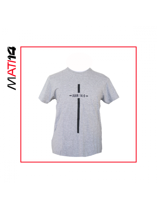 Polera "JUAN 14:6 CRUZ"